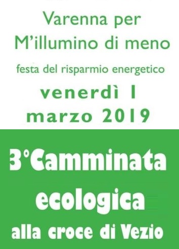 Camminata ecologica con “M’illumino di meno” a Varenna