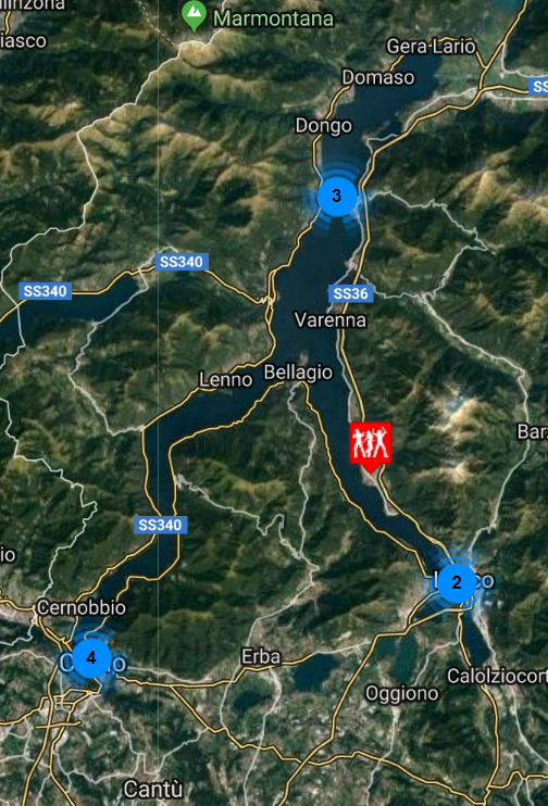 Una mappa per gli eventi del weekend