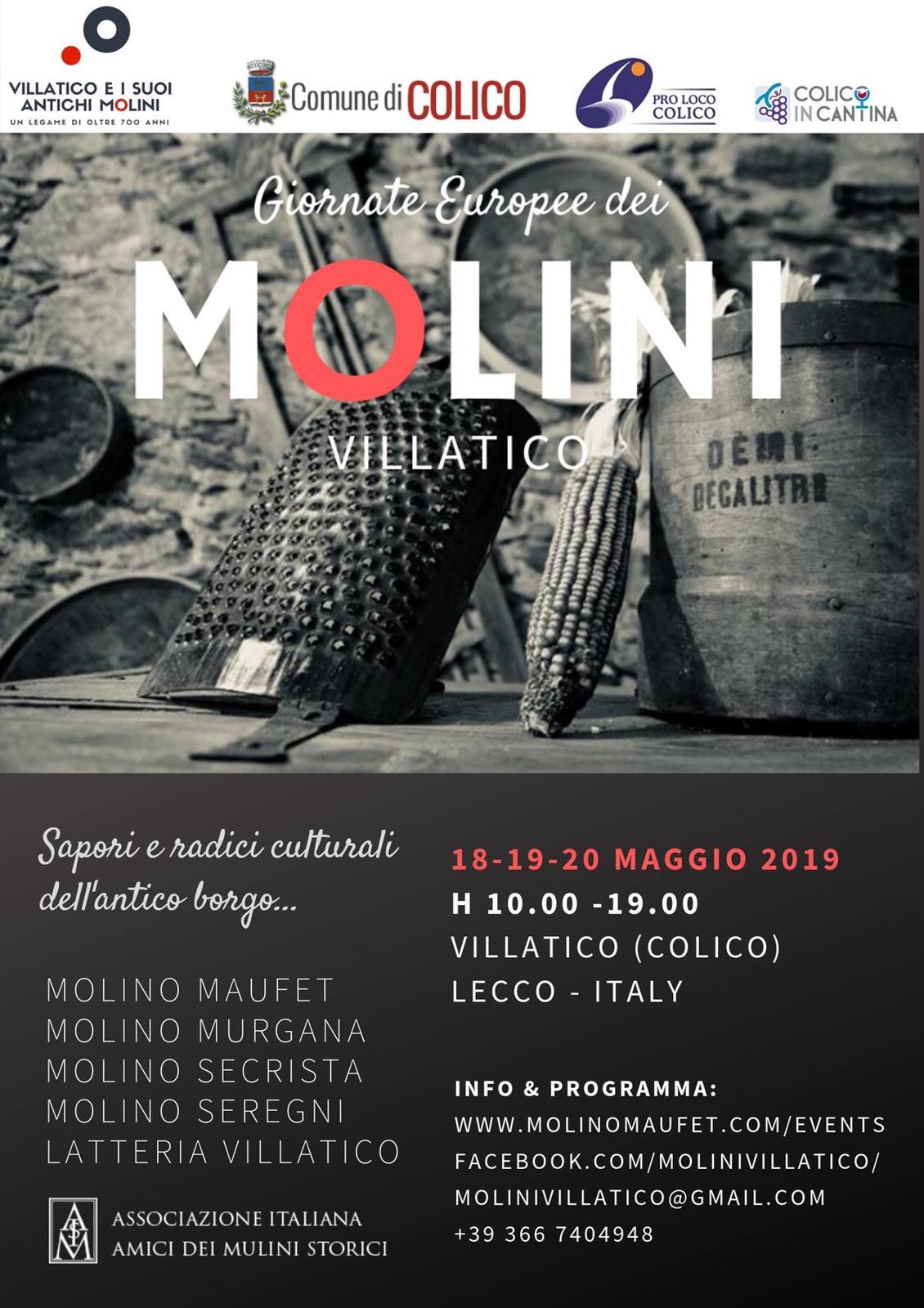 Il programma della festa dei Mulini Storici nell'antico borgo di Villatico