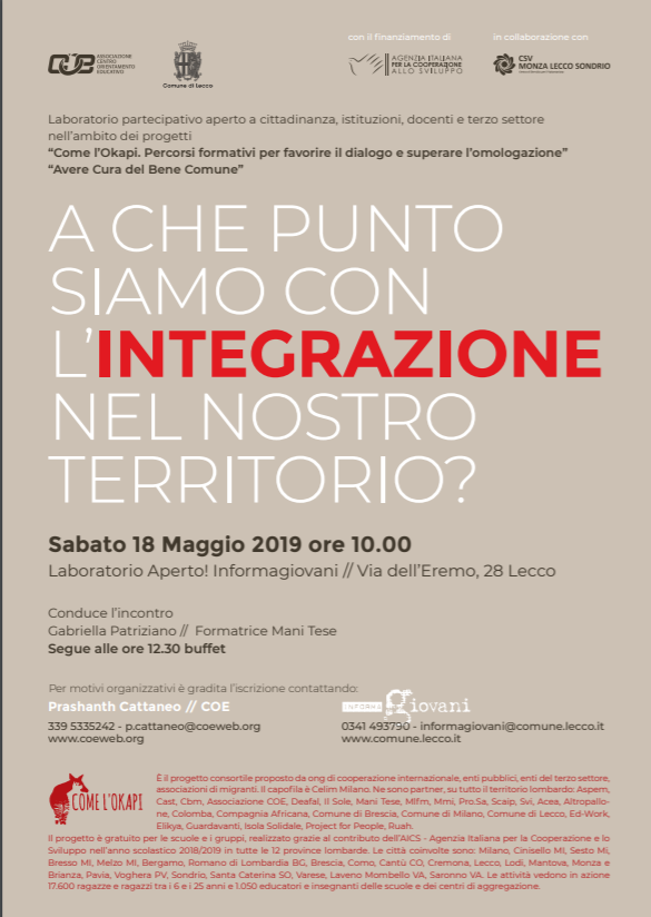 Laboratorio di integrazione a Lecco