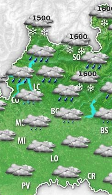 Torna la neve sulle nostre montagne