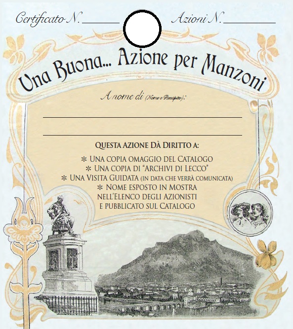 Ultimi giorni per aderire all’iniziativa “Una buona... azione per Manzoni”