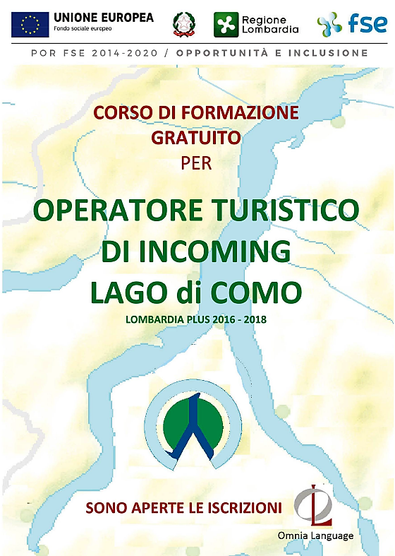 Corso di Formazione gratuito per Operatore Turistico di Incoming Lago di Como