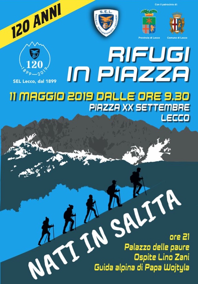 Rifugi in piazza per festeggiare i 120 anni della SEL