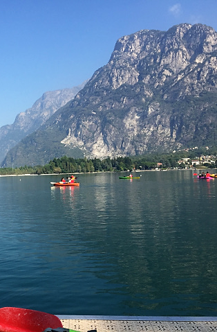 Il Tracciolino e il lago di Mezzola 