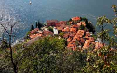 Panorama dal castello di Vezio